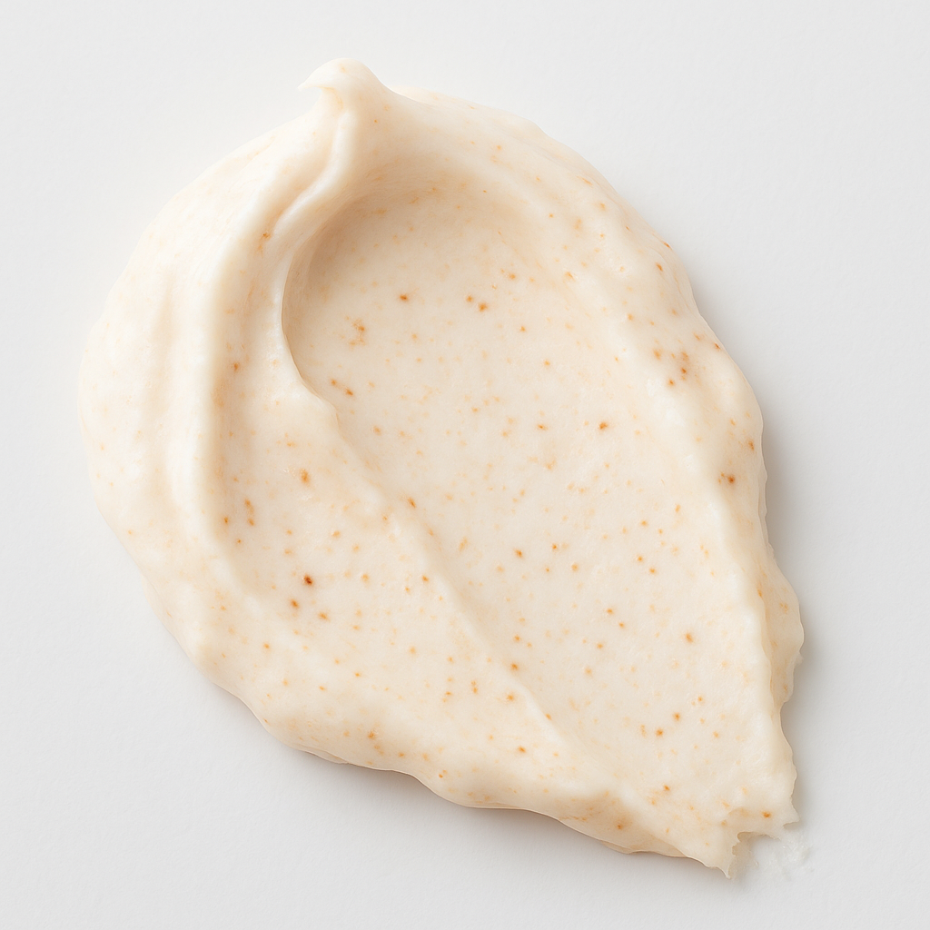 carol priest almond & lemonbalm facial scrub texture