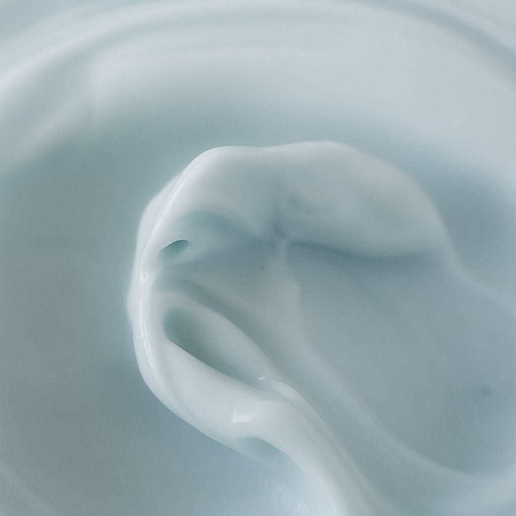 Front view of Carol Priest's Blue Chamomile Facial Wash Cream, a natural and organic cleanser crafted for oily skin and acne-prone individuals, emphasizing pure ingredients and skincare benefits.