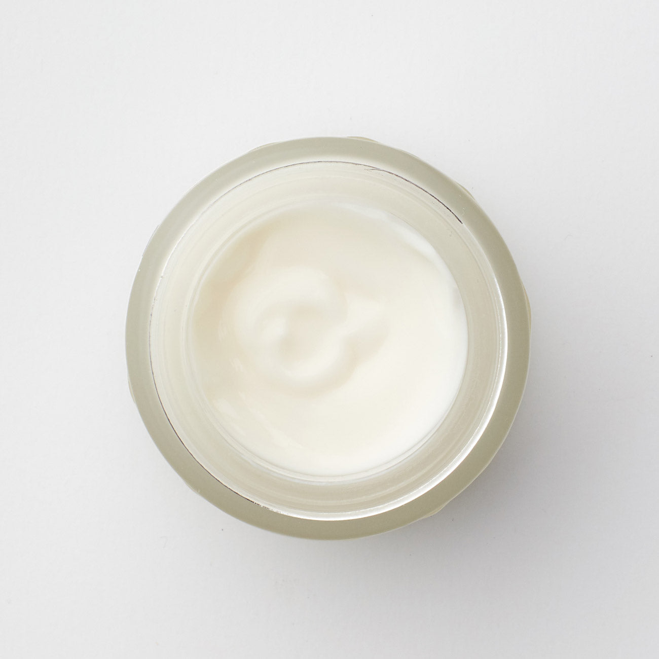 photo showcasing the texture of Carol Priest Evening Primrose & Geranium Eye Cream. Skincare